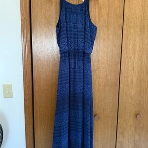 Blue maxi dress